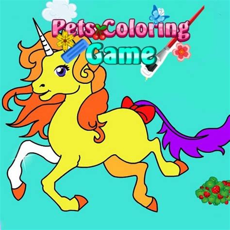 Pets Coloring Game - Play Pets Coloring Game at maths4kid.com