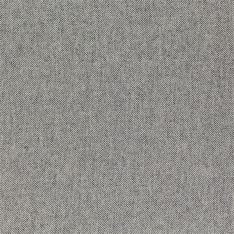 Light Grey Herringbone Wool Fabric or Strips Off Bolt - Loopy Wool Supply
