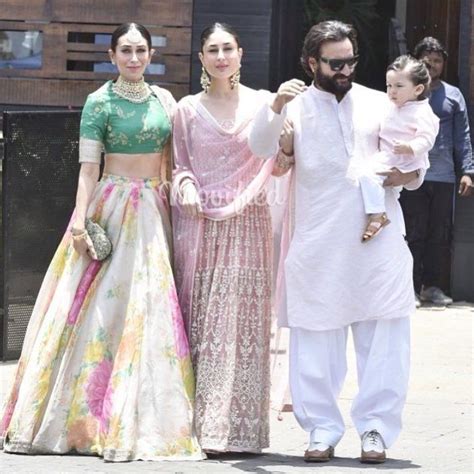 Karishma kapoor, Kareena kapoor with her family at Sonam kapoor wedding | Indian designer wear ...