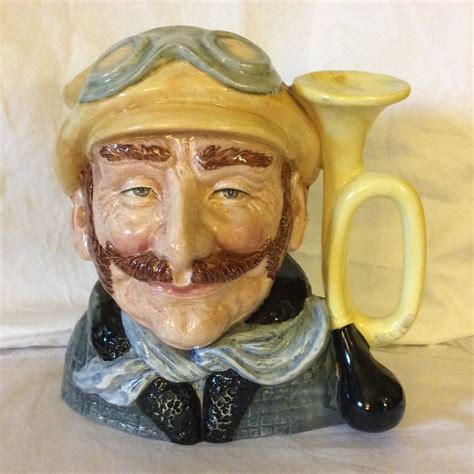 Royal Doulton Large Toby Mug Character Jug The Veteran Motorist #D633 1972 #RoyalDoulton | Royal ...