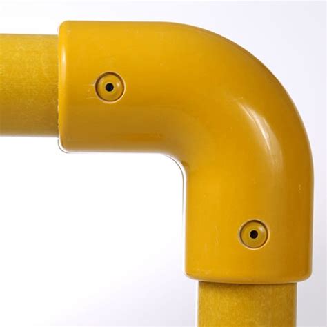 GRP Modular Round Handrail for segregation and guarding | Evergrip