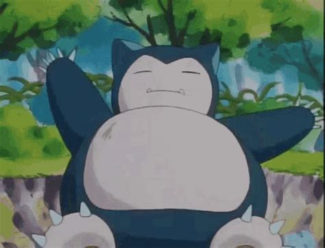 Snorlax Wake Up GIF - Snorlax Wake Up Exercise - Discover & Share GIFs