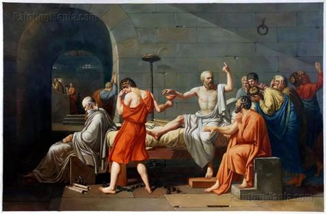 The Death of Socrates Jacques Louis David Hand-painted Oil - Etsy UK