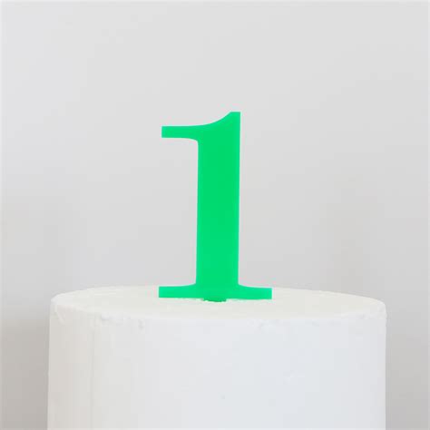 Number 1 Cake Topper | SANDRA DILLON DESIGN