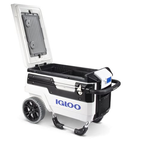 Igloo Cooler Parts Home Depot Coolers On Wheels With Handle Ice Cube Roller 100 Qt Chest Rolling ...