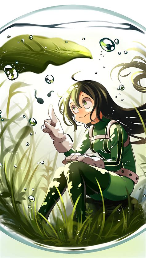 Tsuyu Asui My Hero Academia Anime Fondo de pantalla 4k HD ID:3372