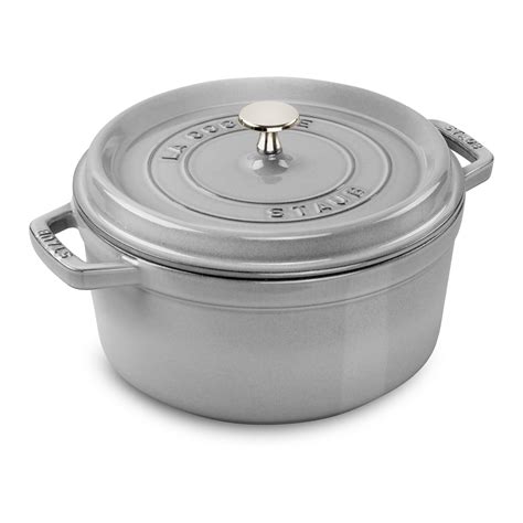 Staub Dutch Oven - 9-qt Cast Iron Cocotte - Graphite Gray – Cutlery and ...