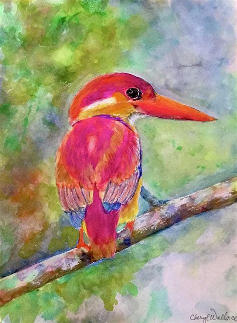 Bird of the Heavens Painting by Cheryl Wallace - Pixels