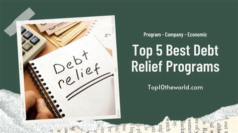 Top 5 Best Debt Relief Programs - Top10theworld.com