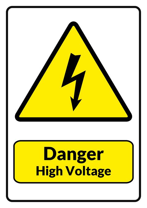 Free photo: Danger High Voltage - Danger, Electricity, Flyer - Free ...