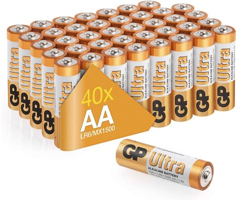 Gp Batteries Ultra Alkaline Lr6 Aa 1 5v Single Use Battery Alcalino 1 5 ...