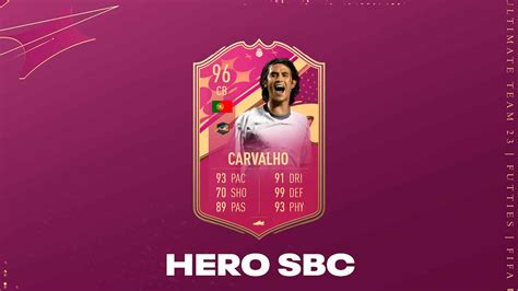 FIFA 23 SBC Ricardo Carvalho FUTTIES Hero: Cheapest Solutions ...