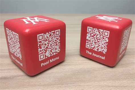QR MENU Red Cube QR Table Stand Printed on Wooden Cube - Etsy