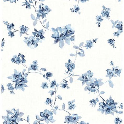 Pin by Diane Moran on Fun tomorrow | Blue floral wallpaper, Blue flower wallpaper, Floral wallpaper