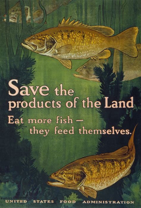 Vintage Eat Fish Poster Free Stock Photo - Public Domain Pictures