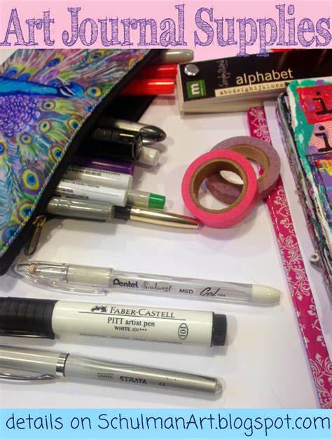 Five Favorite Art Journal Supplies - the Inspiration Place