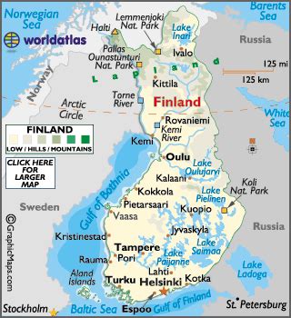 Finland Capital Map - Share Map