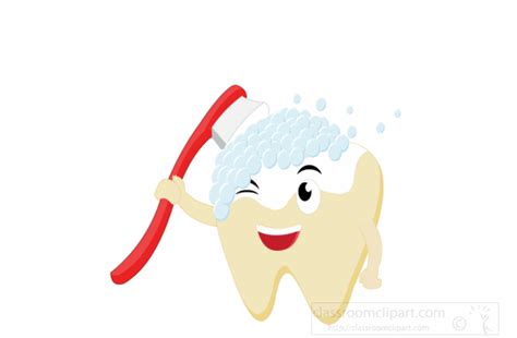 tooth-character-with-toothbrush-animated-clipart-1cr.gif | Animated clipart, Cute cartoon ...