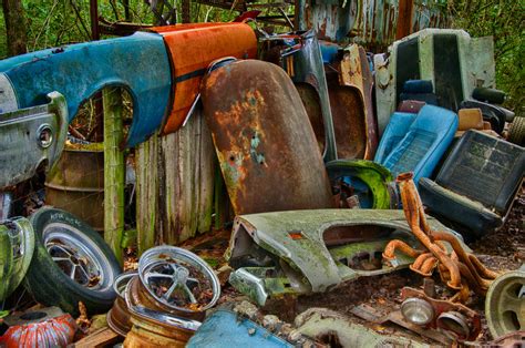 Scrap Metal Part Of Vehicles · Free Stock Photo