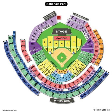 Nationals Park Seating Chart | Seating Charts & Tickets