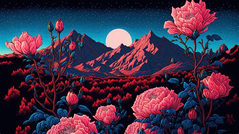 4k Beautiful Flower Digital Art Wallpapers Free Download
