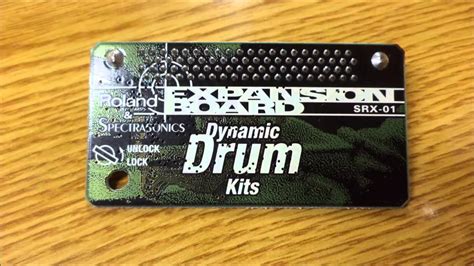 Roland SRX 01 Dynamic Drum Kits - YouTube