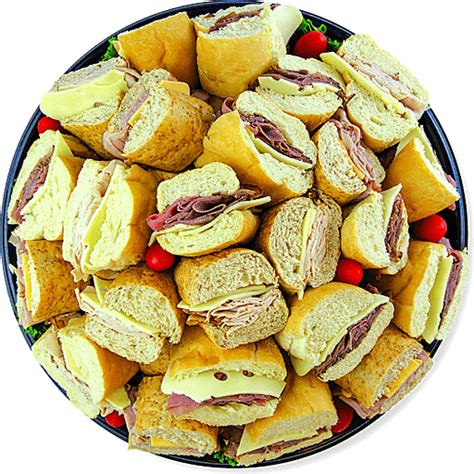 Mini Sub Party Tray - Medium, Serves 16 to 20 | Prepared Deli Platters ...