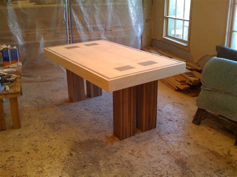 giant mortise and tenon | Coffee table wood, Walnut dining table, Dining table