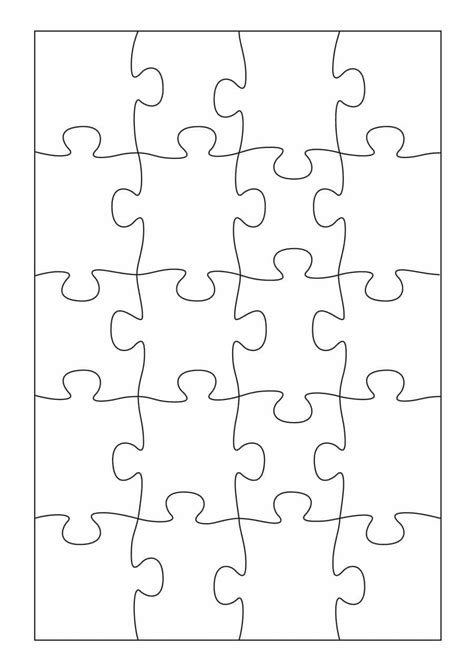 Free Printable Blank Puzzle Pieces - Free Printable