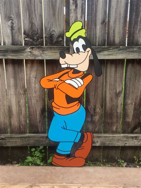 A personal favorite from my Etsy shop https://www.etsy.com/listing/252585634/goofy-foam-cutout ...