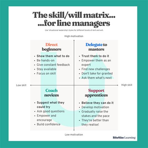 Skill/Will matrix explained | Leadership styles for managers [With diagrams] — BiteSize Learning