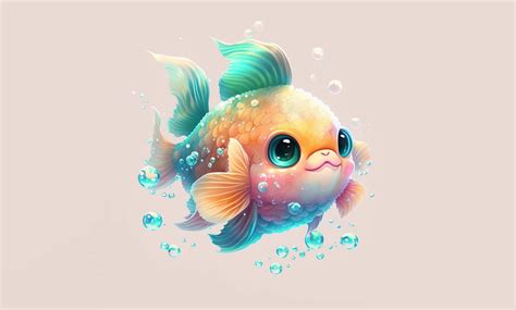 Kawaii Fish Cute Graphic Graphic by Poster Boutique · Creative Fabrica