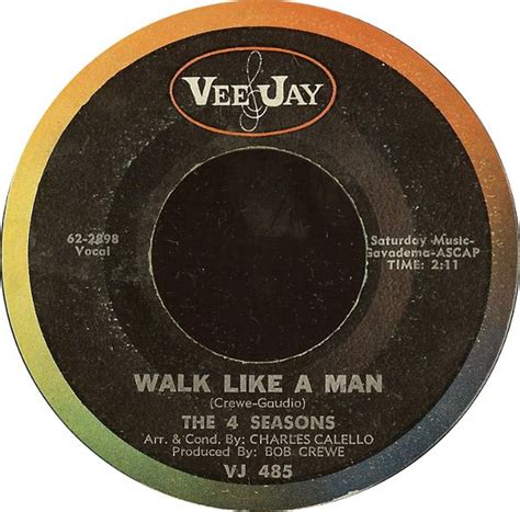 The 4 Seasons* - Walk Like A Man (1963, Vinyl) | Discogs