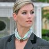 French silk scarves - twill - paris - green - 27x27" - ANNE TOURAINE Paris™ Scarves & Foulards
