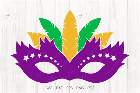 Mardi Gras Mask Svg, Carnival Mask Graphic by VitaminSVG · Creative Fabrica
