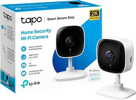 TP-Link Tapo Mini Smart Security Camera, Indoor CCTV, Works with Alexa ...