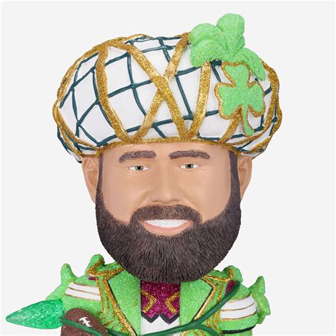 Jason Kelce Mummer Suit Holiday Lights Bobblehead FOCO