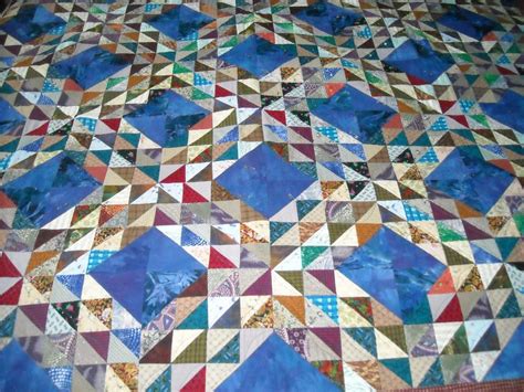 Pieced centers... | Ocean waves quilt, Quilts, Sewing machine quilting