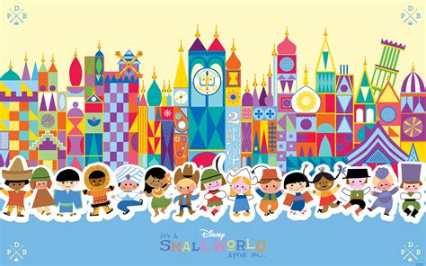 45th Anniversary Wallpaper: ‘it’s a small world’ – Desktop | Disney ...