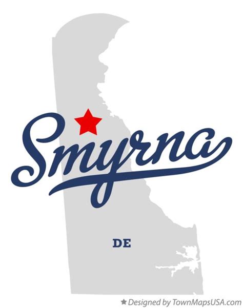 Map of Smyrna, DE, Delaware