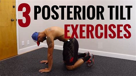 Posterior Pelvic Tilt Exercises for Correcting Anterior Pelvic Tilt - YouTube