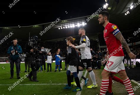 Wayne Rooney Derby County Leads Out Editorial Stock Photo - Stock Image ...