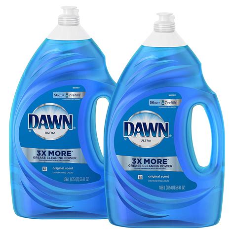 (Pack of 2) Dawn Ultra Dishwashing Liquid Dish Soap, Original Scent, 56 oz - Walmart.com ...