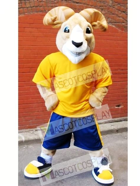 Cute Sport Ram Mascot Costume