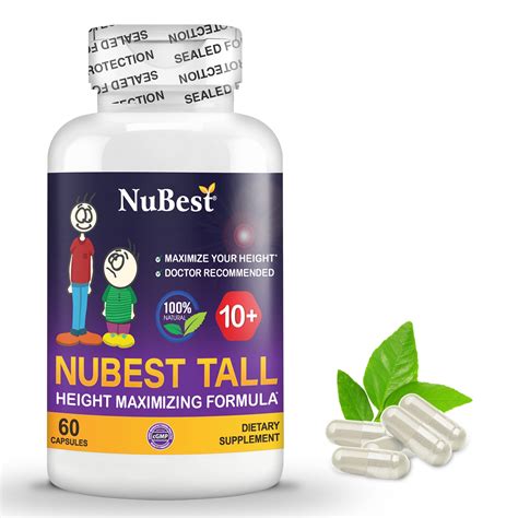 NuBest Tall 10+, Maximum Natural Height Growth Formula, Grow Taller ...