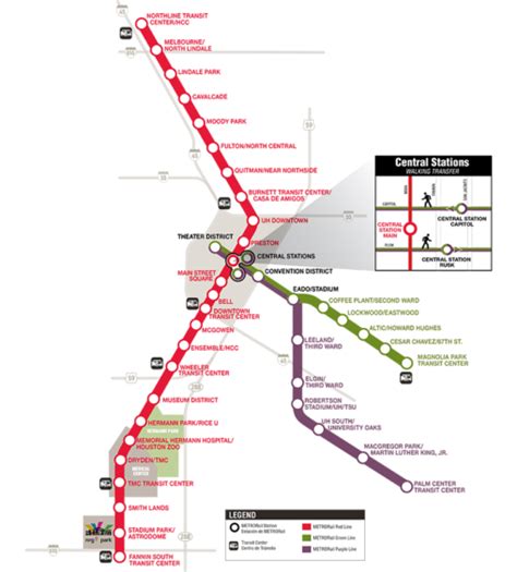 RedLine-METRORail-map | NRG Park