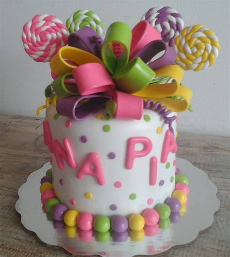 Colorful Birthday Cake - CakeCentral.com