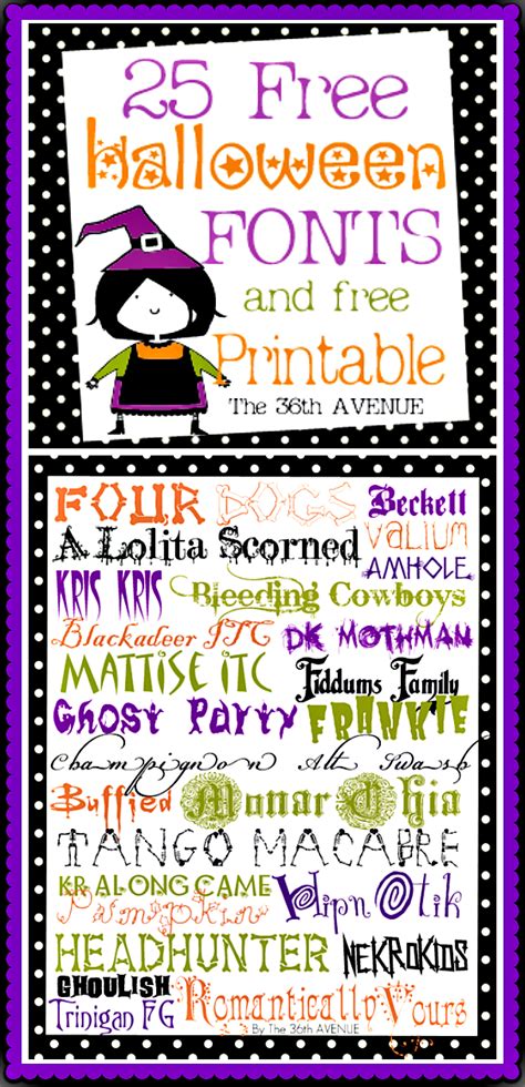 9 Cute Halloween Font Images - Free Halloween Fonts for Word, Free ...