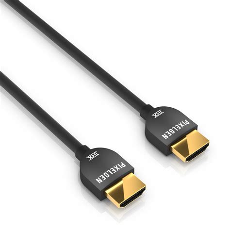 Pixelgen HDMI Cable - THX certified - 0,50m / THX certified HDMI cables with full 18Gbps / HDMI ...