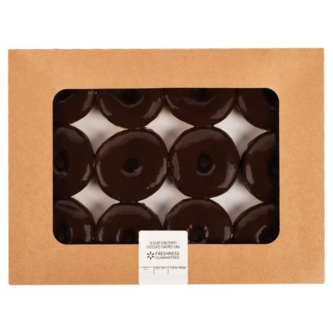 Freshness Guaranteed Donuts with Chocolate Icing, 12 Count - Walmart ...